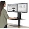 Victor Technology Desk Riser, Dual Monitor, 28"W x 23"L x 0 to15-1/2"H, Black VCTDC350A - alternate 4